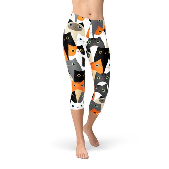 Cats Capri Leggings