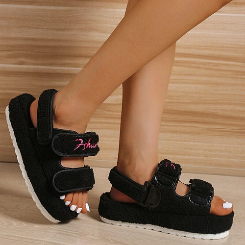 Casual Thick Bottom Sandals Green/Orange/Black/Blue