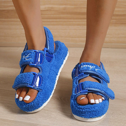 Casual Thick Bottom Sandals Green/Orange/Black/Blue
